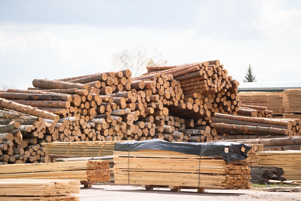 image of a logging or wood business